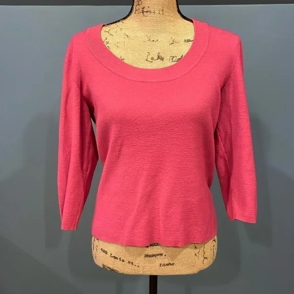 New York & Company Dark Pink Sweater Large - Picture 1 of 8